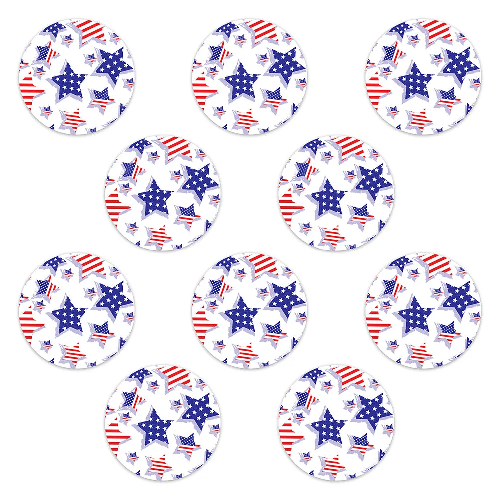 Omnipod USA Flag Stars Design Patches