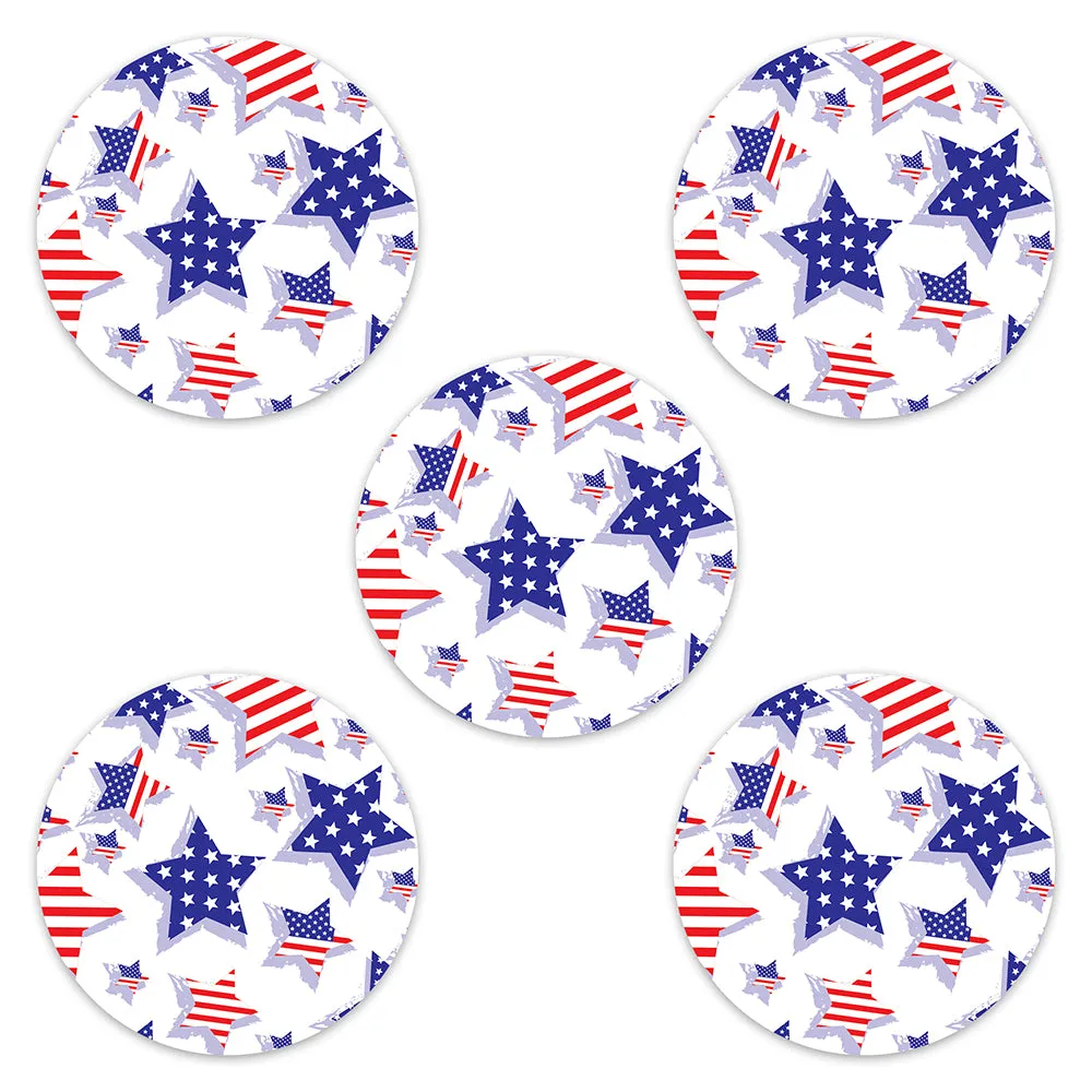 Omnipod USA Flag Stars Design Patches