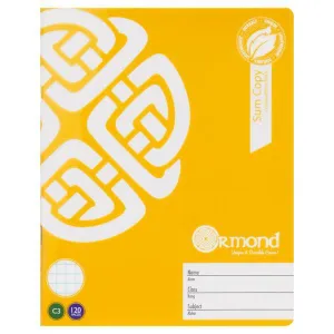 Ormond 120 Page C3 Durable Cover Sum Copy Book