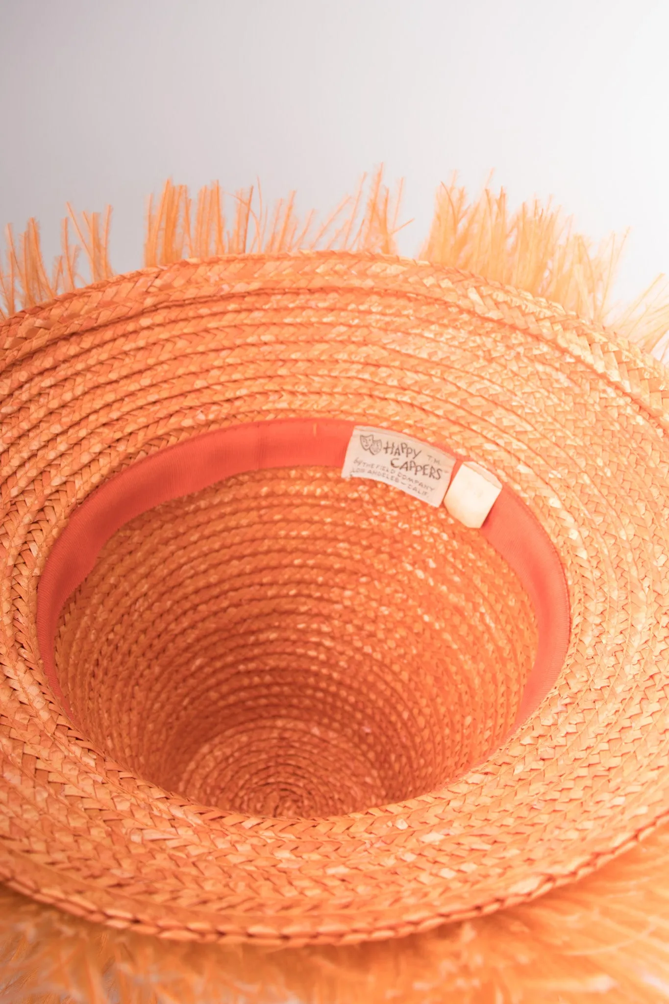 Ostrich Feather Straw Bucket Hat