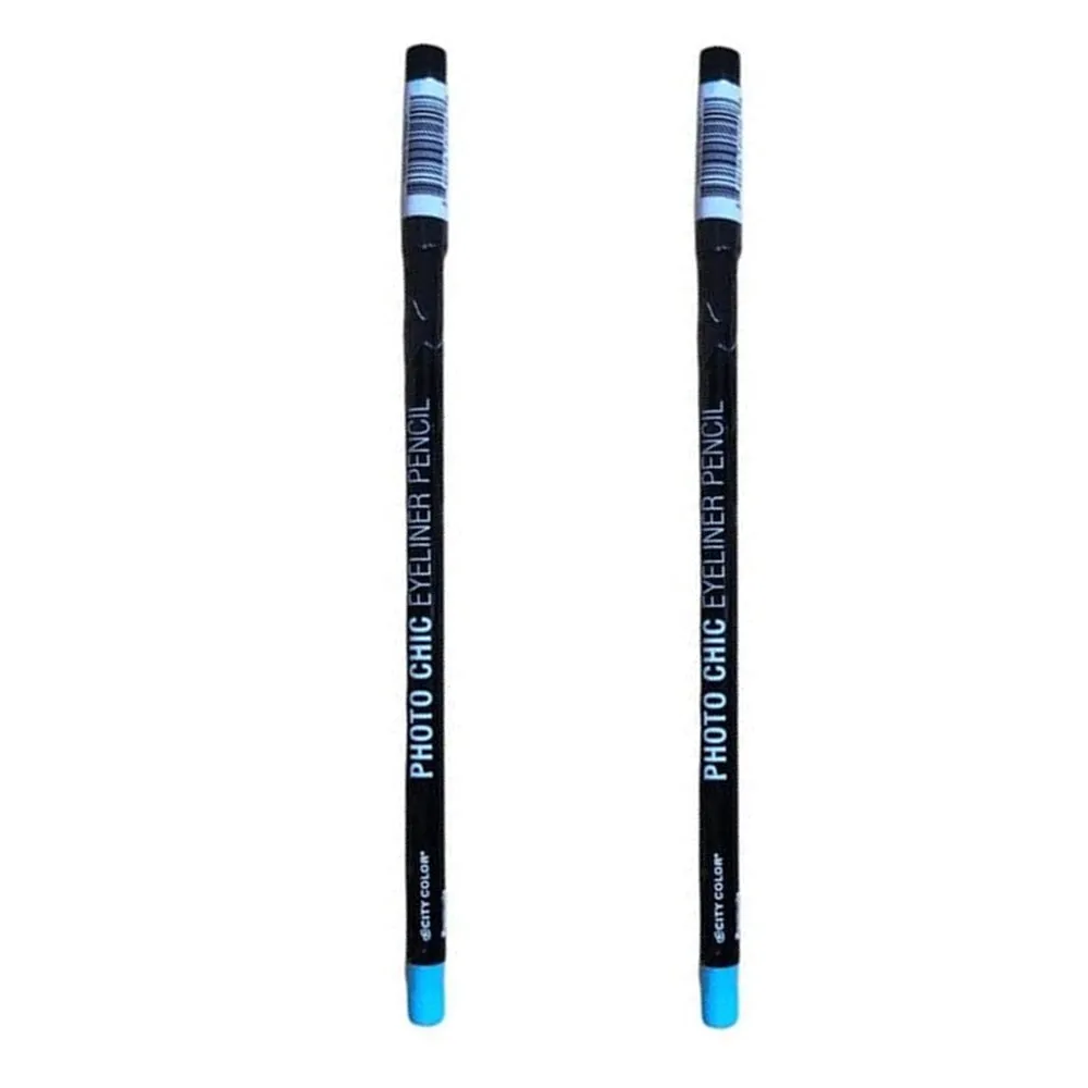 Pack of 2 City Color Photo Chic Crayon Eyeliner Pencil, Bermuda