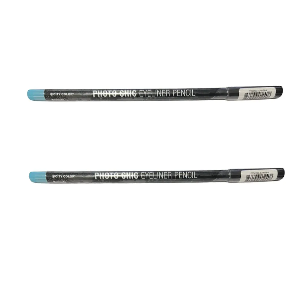 Pack of 2 City Color Photo Chic Crayon Eyeliner Pencil, Bermuda