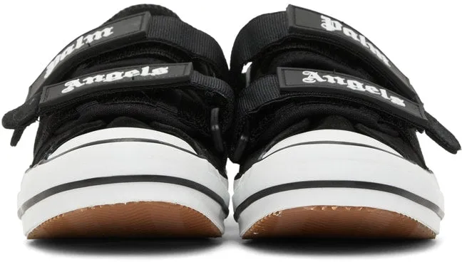 PALM ANGELS Black Vulcanized Sneakers