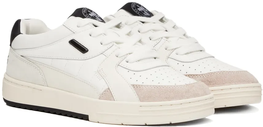 PALM ANGELS White & Black University Sneakers