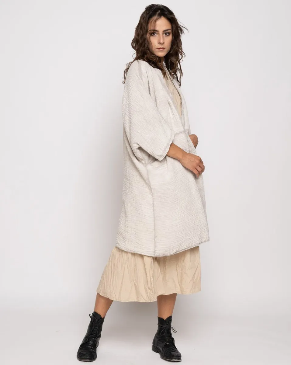 Panel Seamed Batwing Cardigan