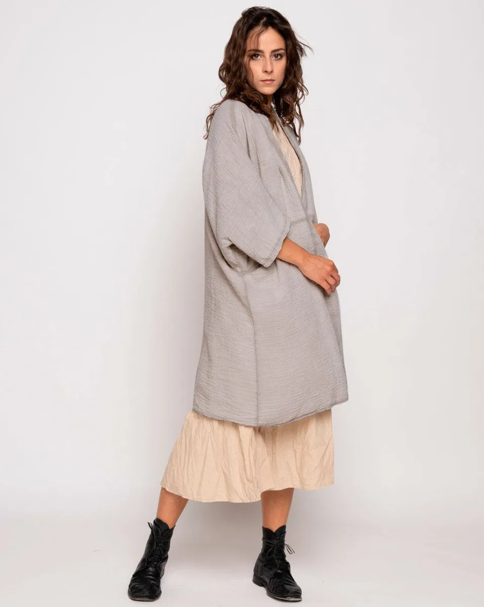 Panel Seamed Batwing Cardigan