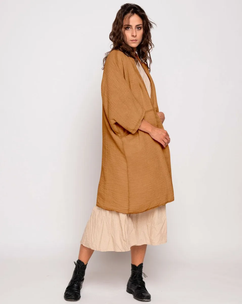 Panel Seamed Batwing Cardigan
