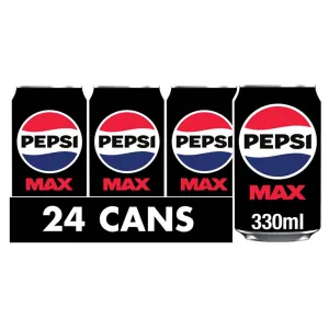 Pepsi Max No Sugar NON PMP 330ml (Case of 24)