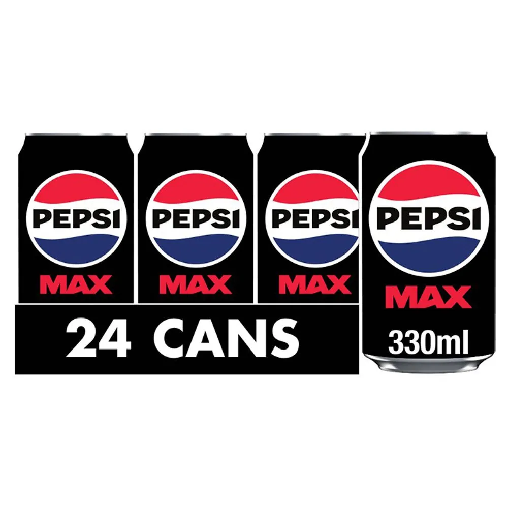 Pepsi Max No Sugar NON PMP 330ml (Case of 24)