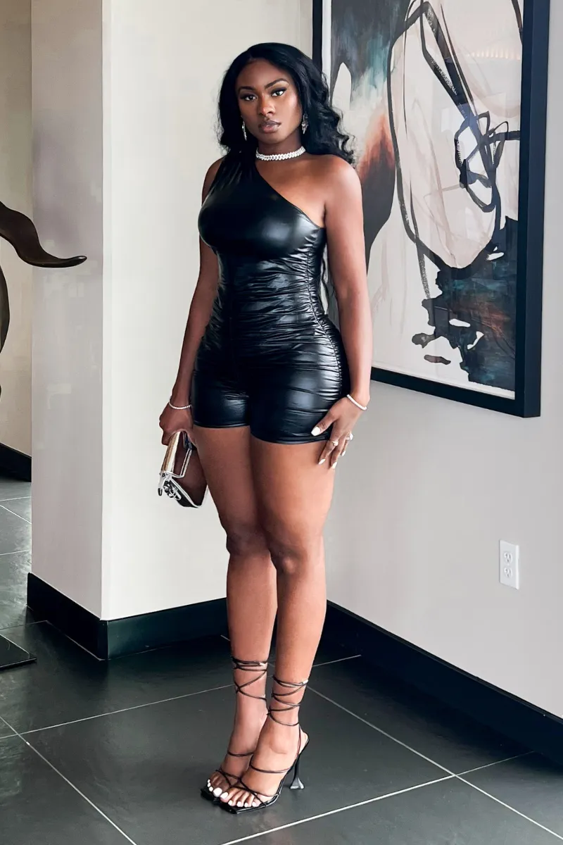 PLATINUM PRINCESS BLACK | BODYSUIT