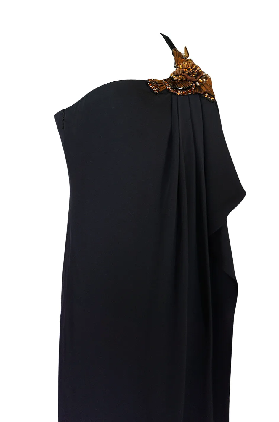 Pre-Fall 2012 Gucci Embellished One Shoulder Ad Campaign Dress