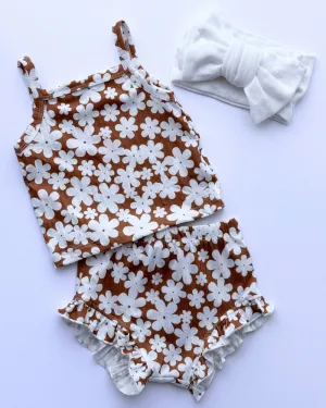 PREORDER! Luna Top and Bloomer Set - Flower Child