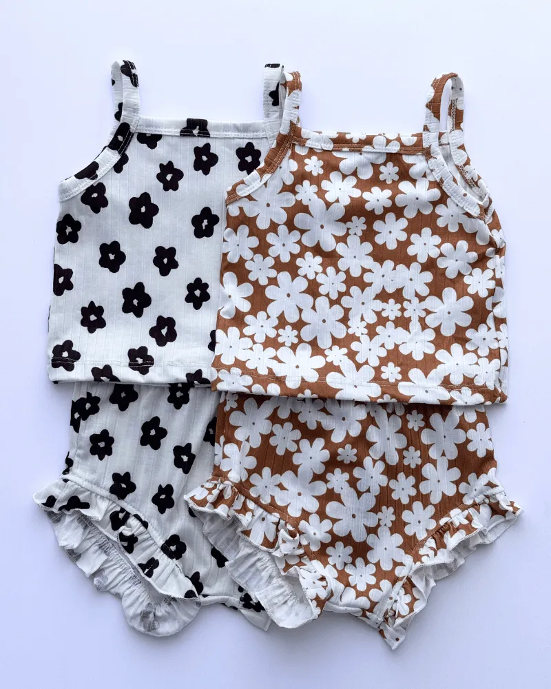 PREORDER! Luna Top and Bloomer Set - Flower Child