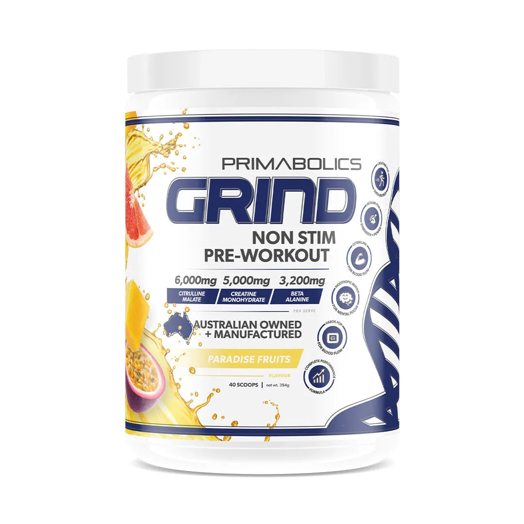 Primabolics Grind Non-Stim Pre Workout