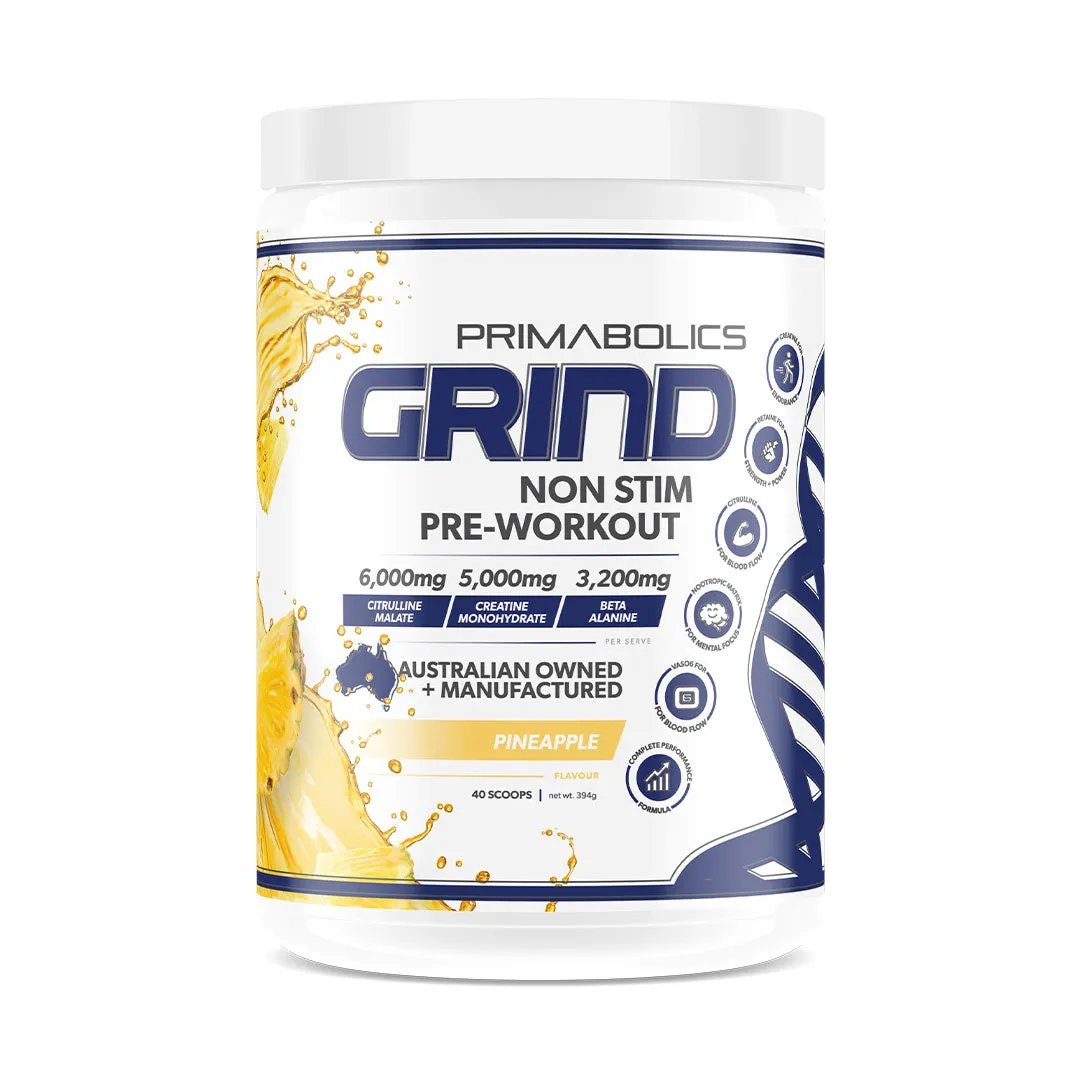 Primabolics Grind Non-Stim Pre Workout