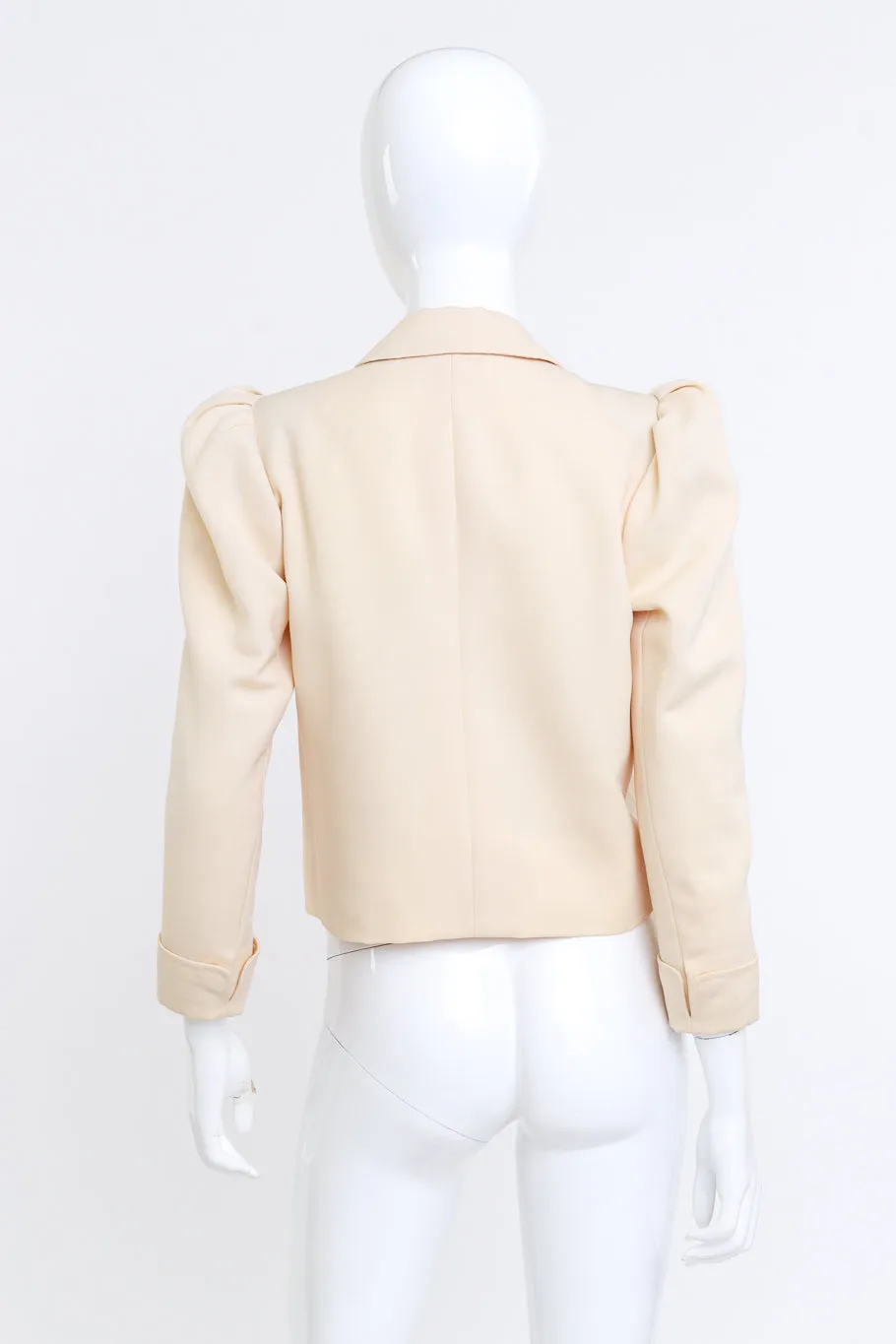 Puff Sleeve Cropped Jacket