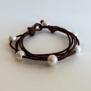 "Little Dancing Cloud" Freshwater Pearl Bracelet