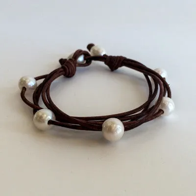 "Little Dancing Cloud" Freshwater Pearl Bracelet