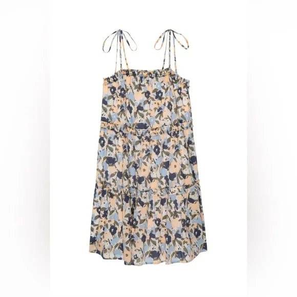 Rails Caralyn Dress Medium Mod Floral EUC