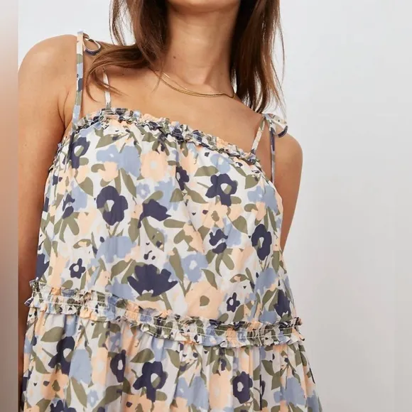 Rails Caralyn Dress Medium Mod Floral EUC
