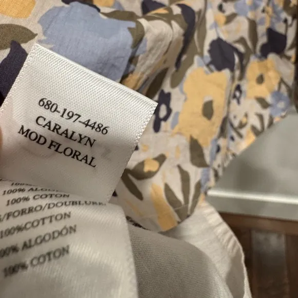 Rails Caralyn Dress Medium Mod Floral EUC