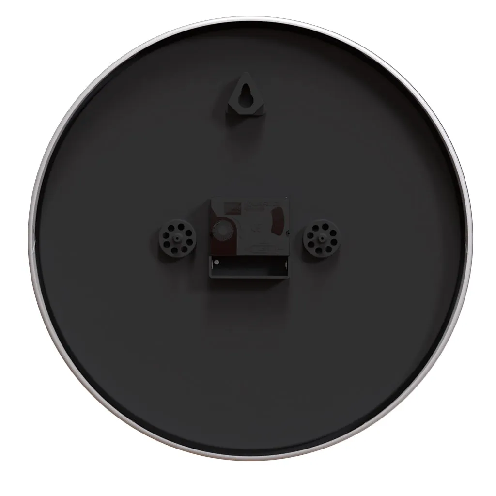Rainy Leaf <br>Round Framed Wall Clock 11.75"