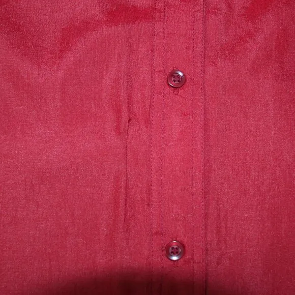 Rare Vintage 1970’s Carlo Conde’ Burgundy Tie Belted Shirt Disco Dress Size 12‎