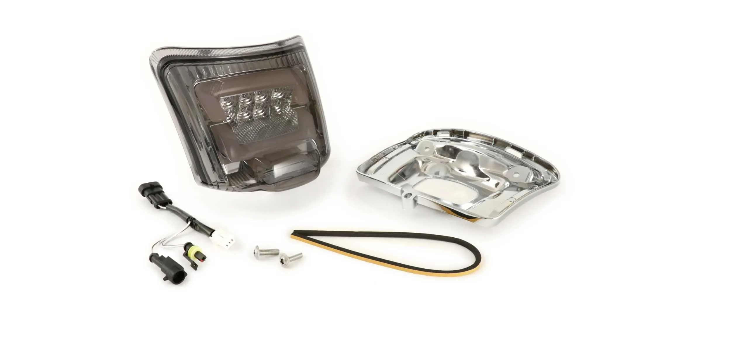 Rear Light including Frame MOTO NOSTRA Chrome | Vespa GTS 125-300cc