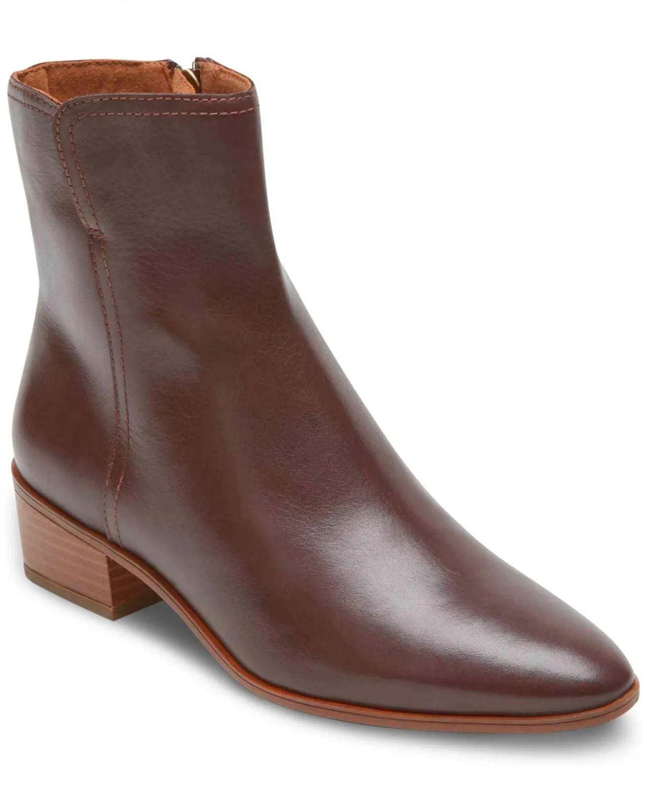 Rockport Geovana Boots Amputee Replacement Left Shoe Only Oxblood Brown Red 8.5W