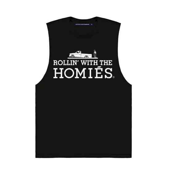 ROLLIN' WITH THE HOMIÉS MUSCLE TEE