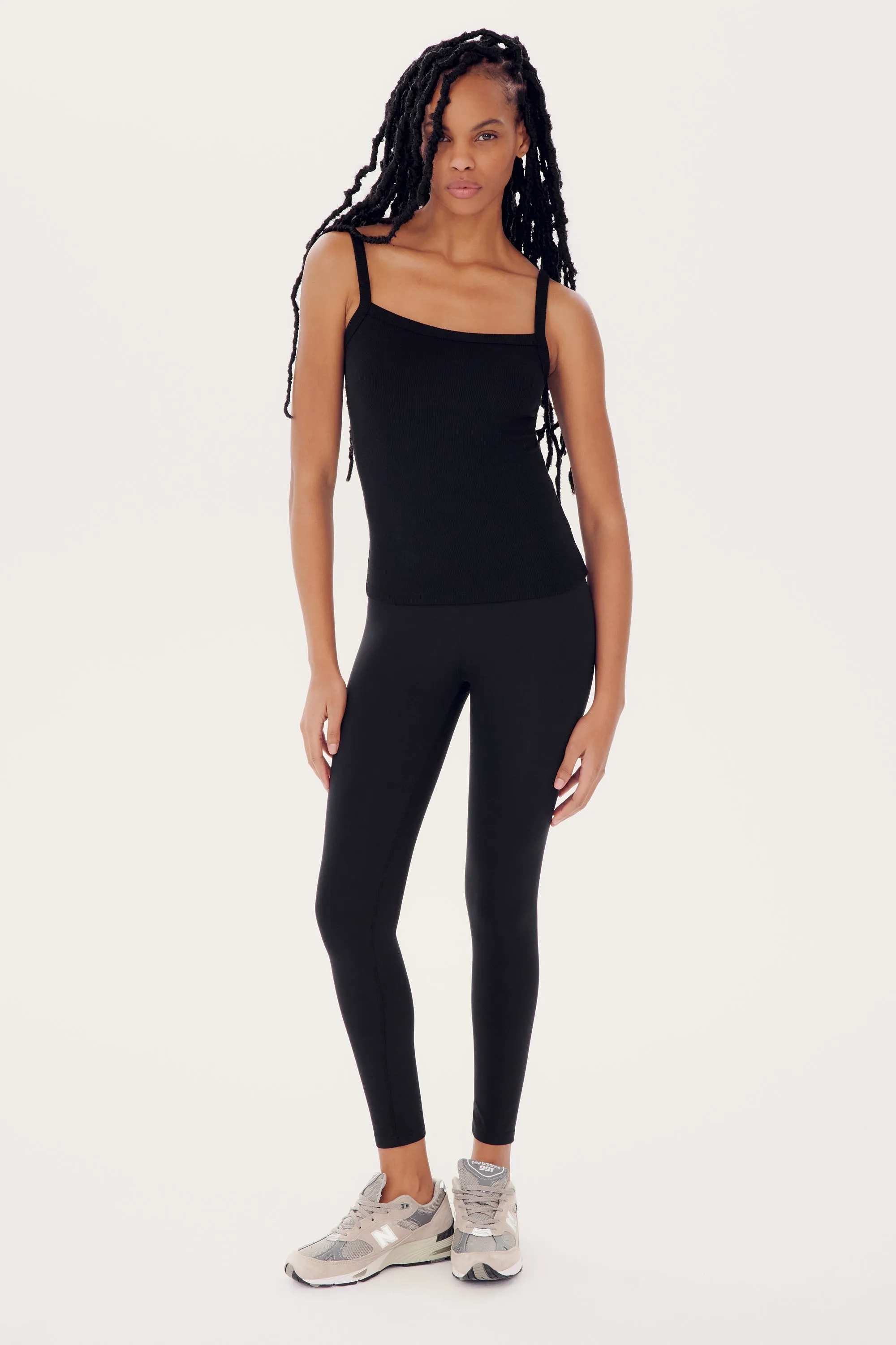 Romy Rib Tank - Black