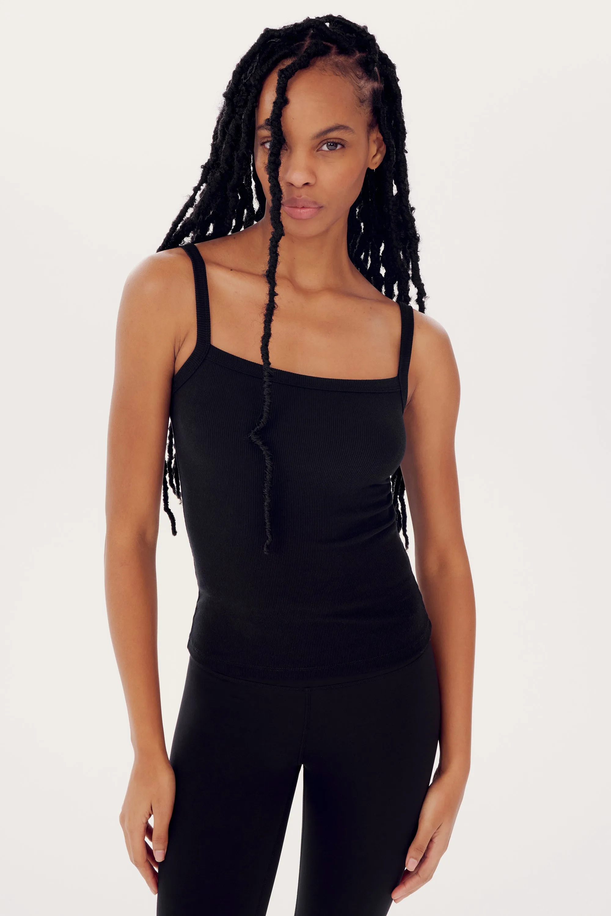 Romy Rib Tank - Black