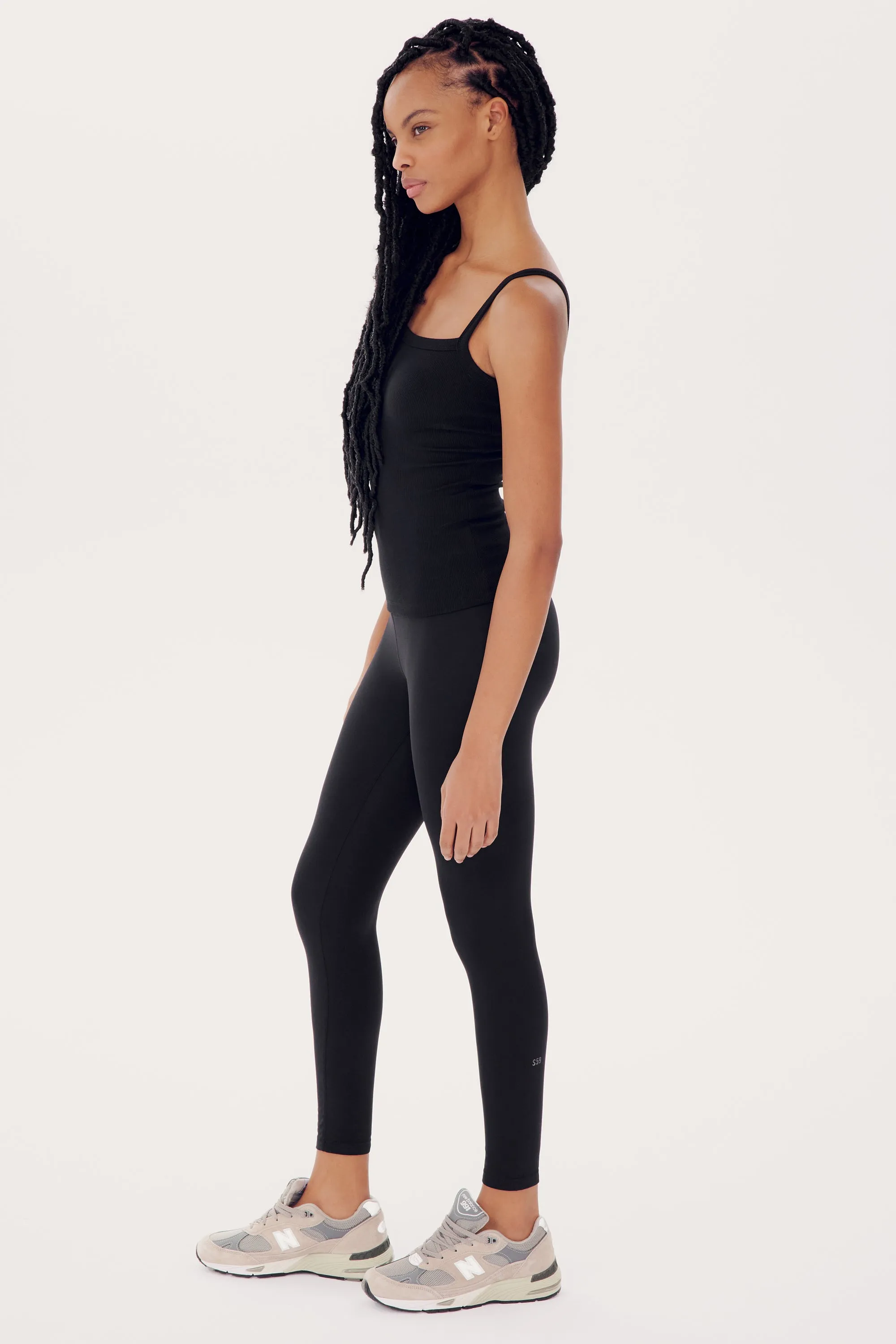 Romy Rib Tank - Black