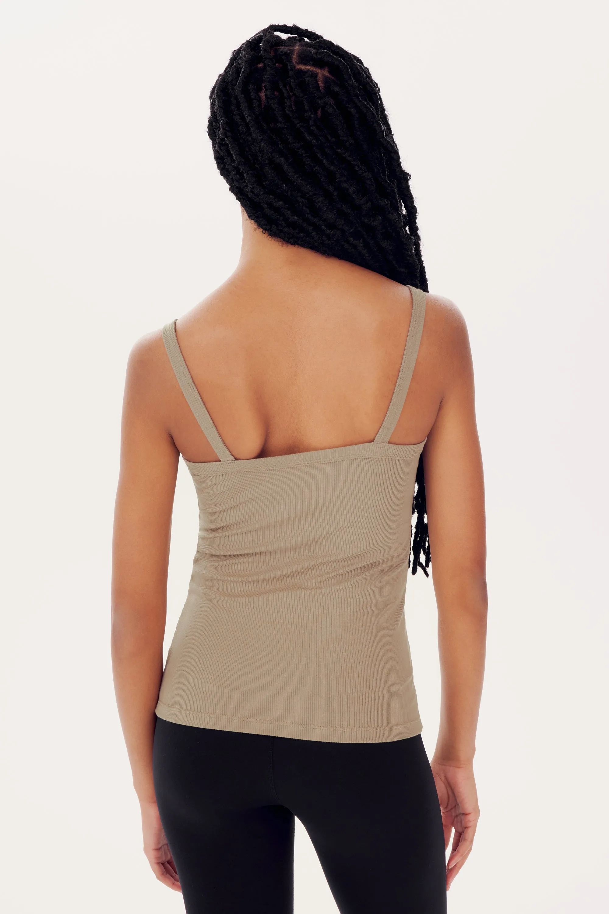 Romy Rib Tank - Latte