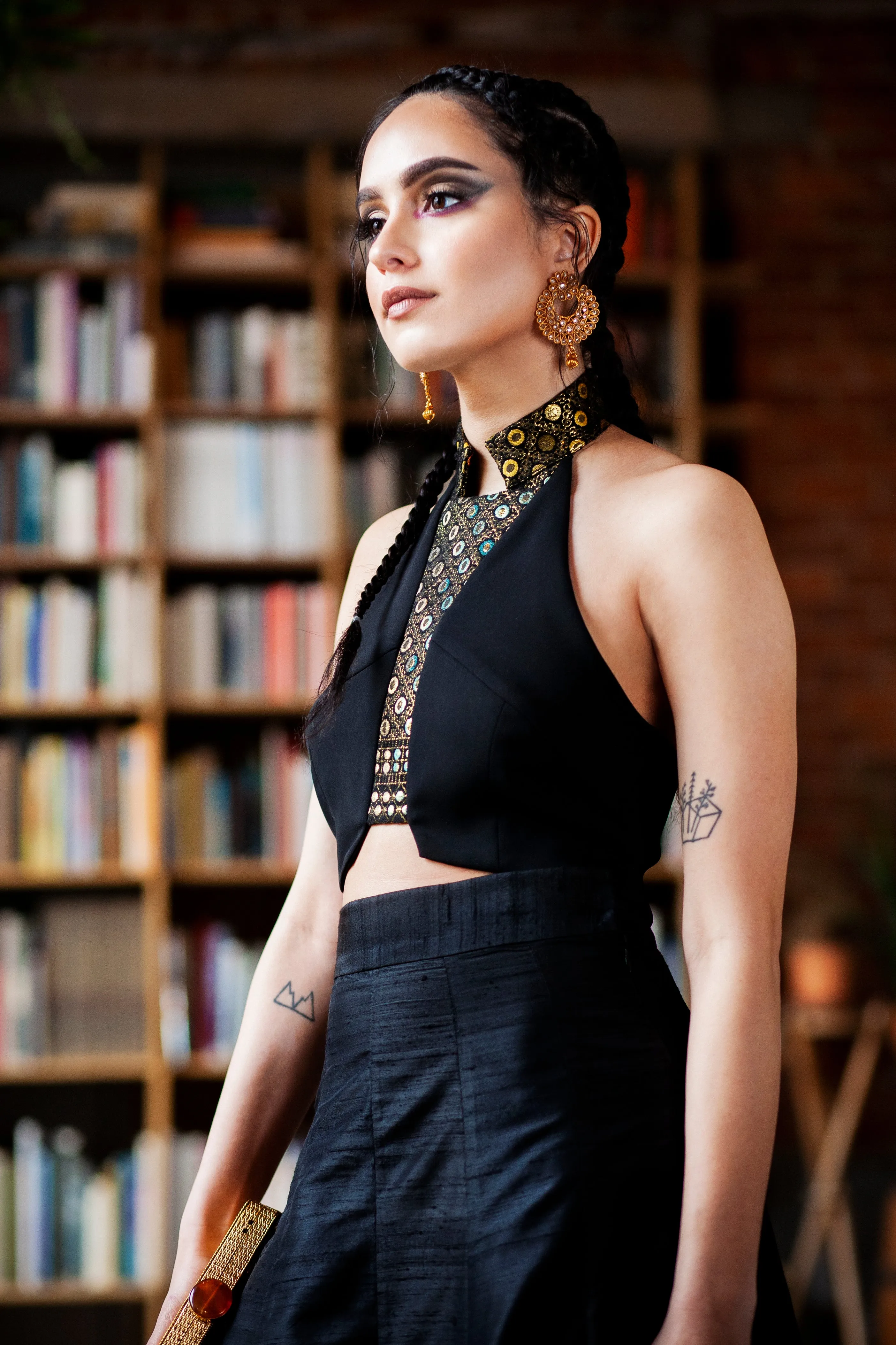 SAMAIRA Geo Halter Top