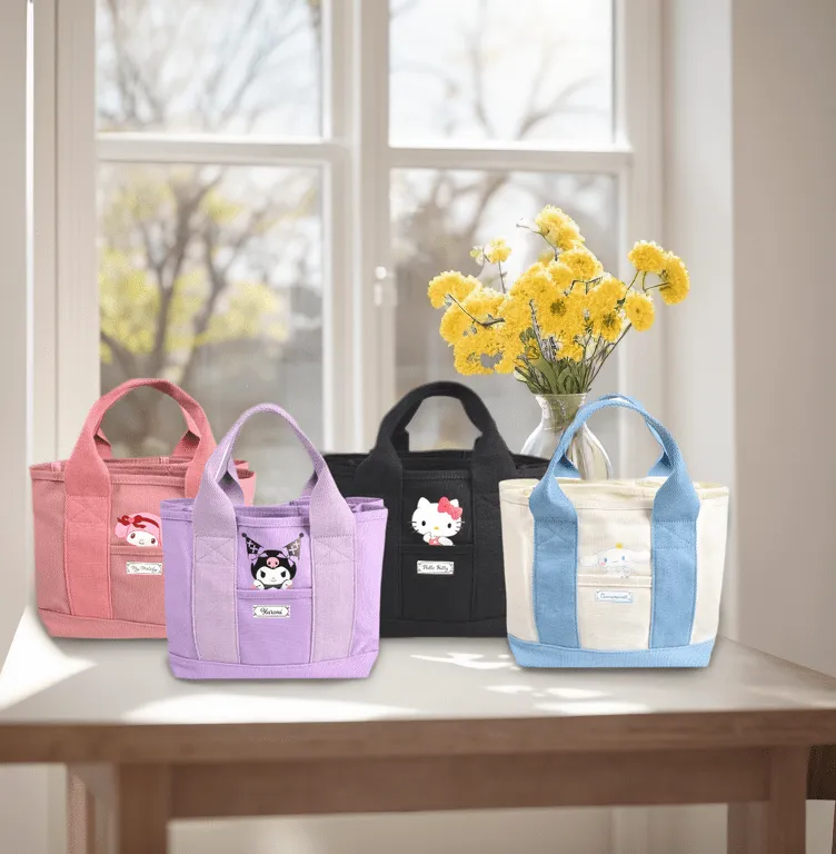 Sanrio Japanese Versatile Canvas Tote Bag