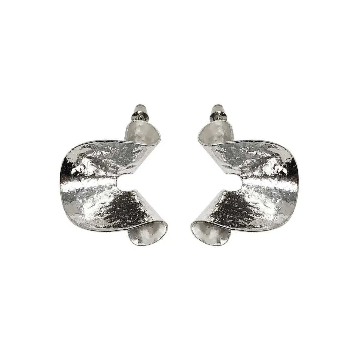 Sculptural Scroll Posts {silver}
