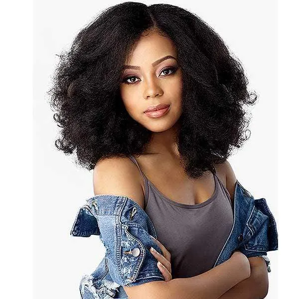 Sensationnel Empress Curls Kinks & CO Textured Synthetic Lace Front Wig - RAIN MAKER - Clearance