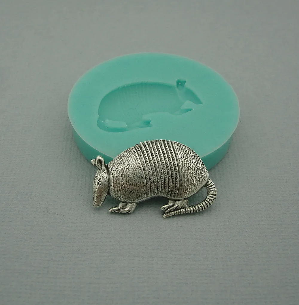Silicone Mold Armadillo Jewelry, Resin, Polymer Clay.