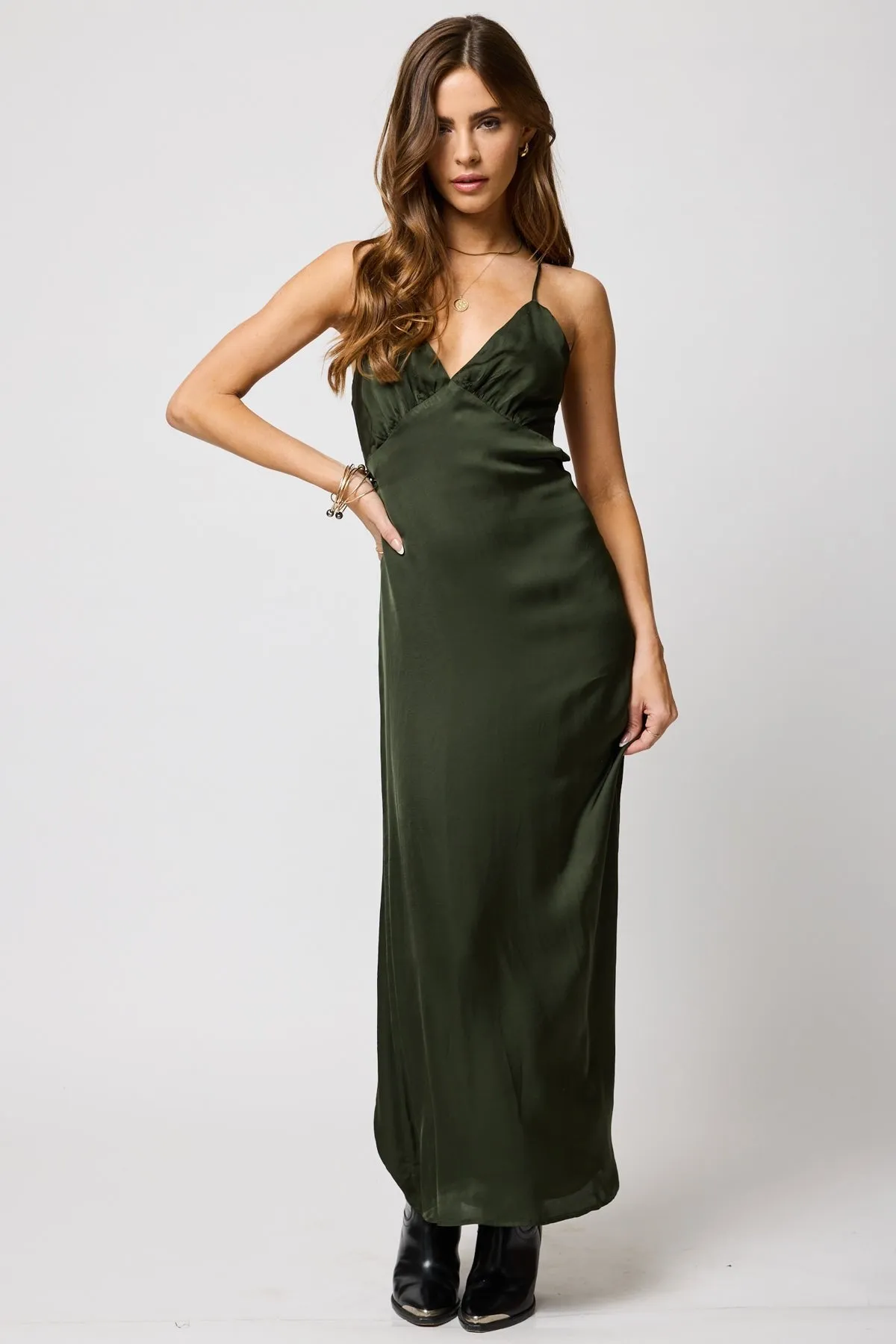 Silky Lucia Maxi Dress Palma