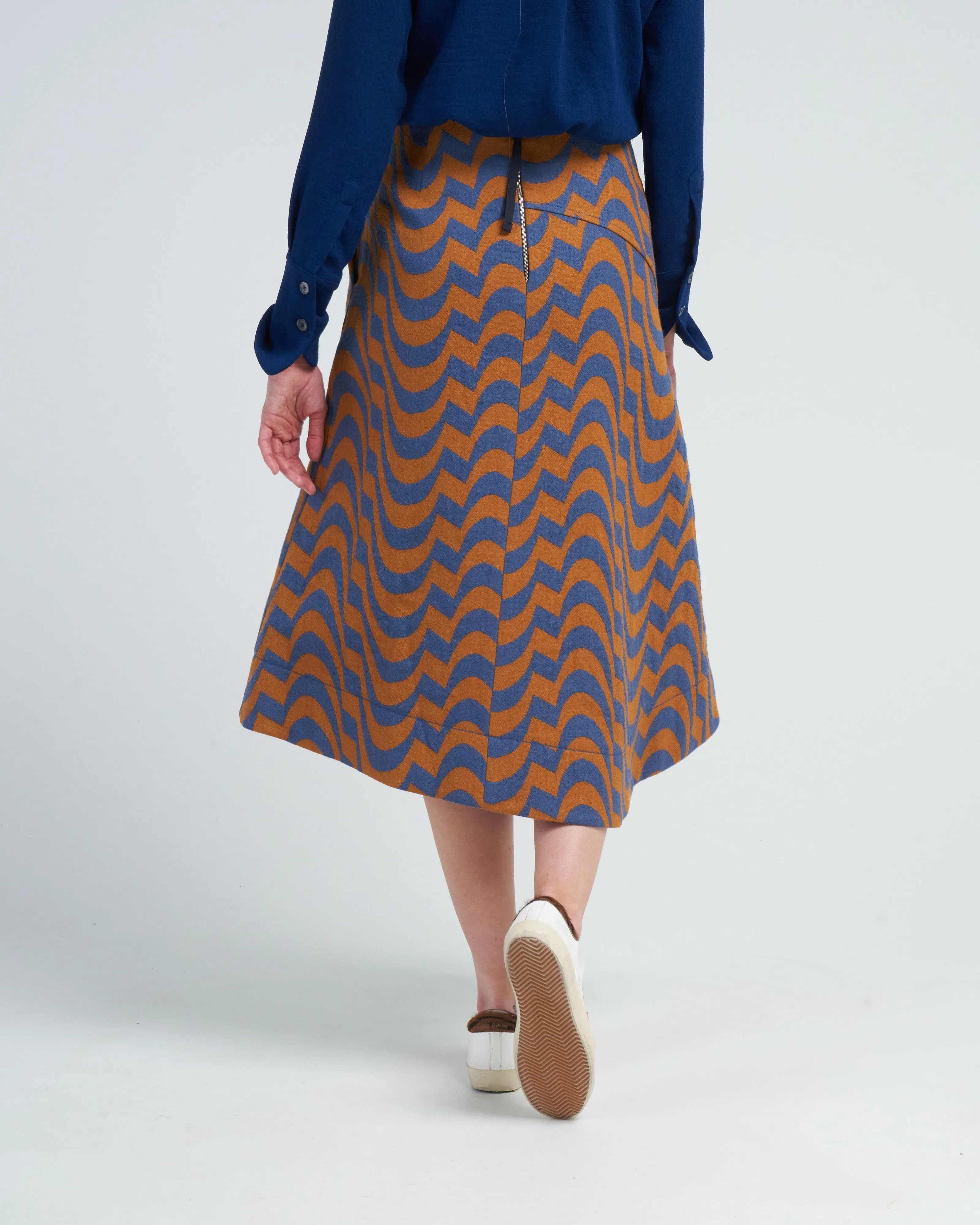 skirt - dark cobalt