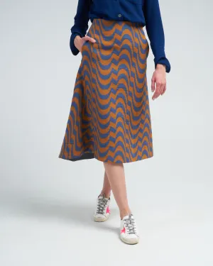 skirt - dark cobalt