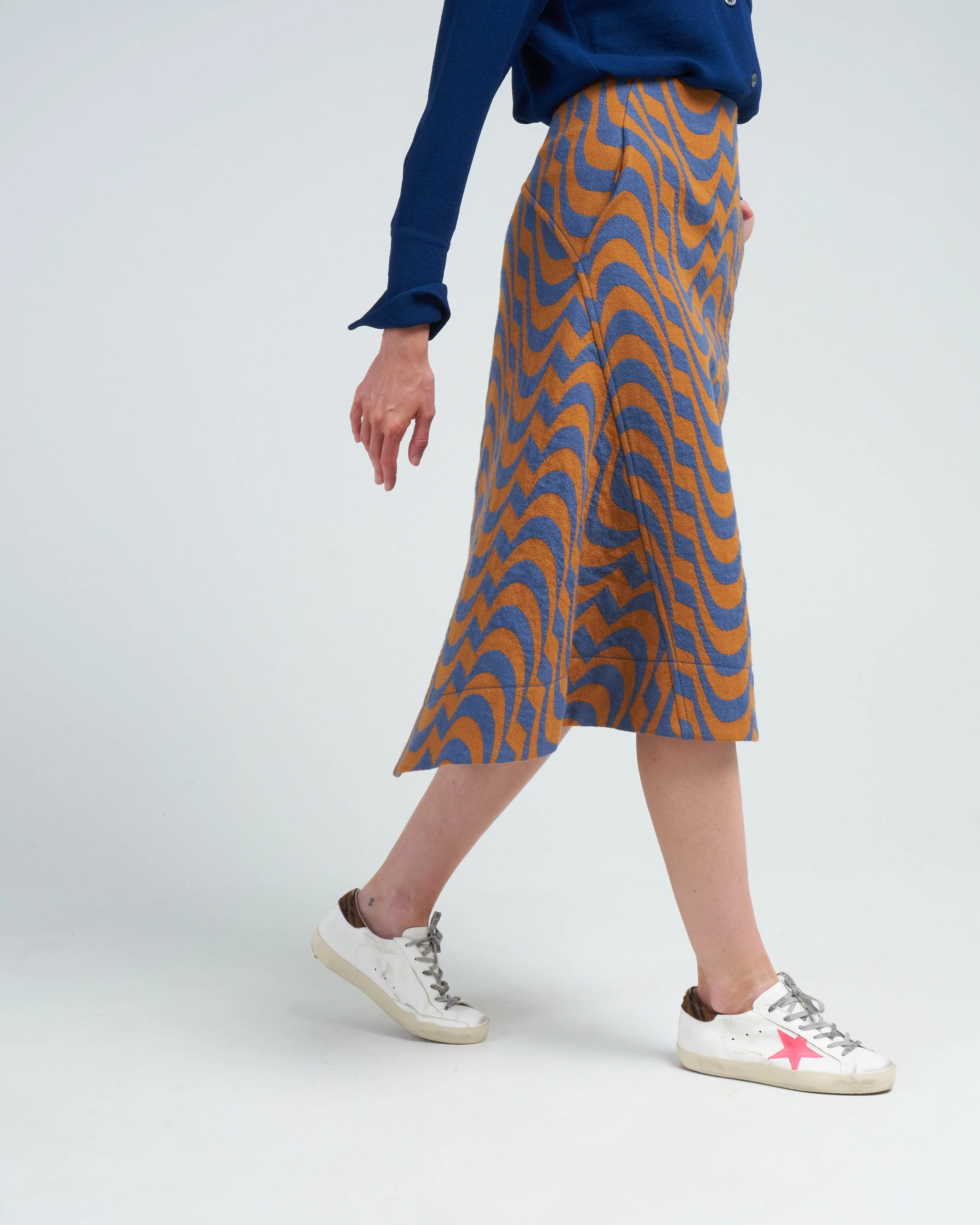skirt - dark cobalt