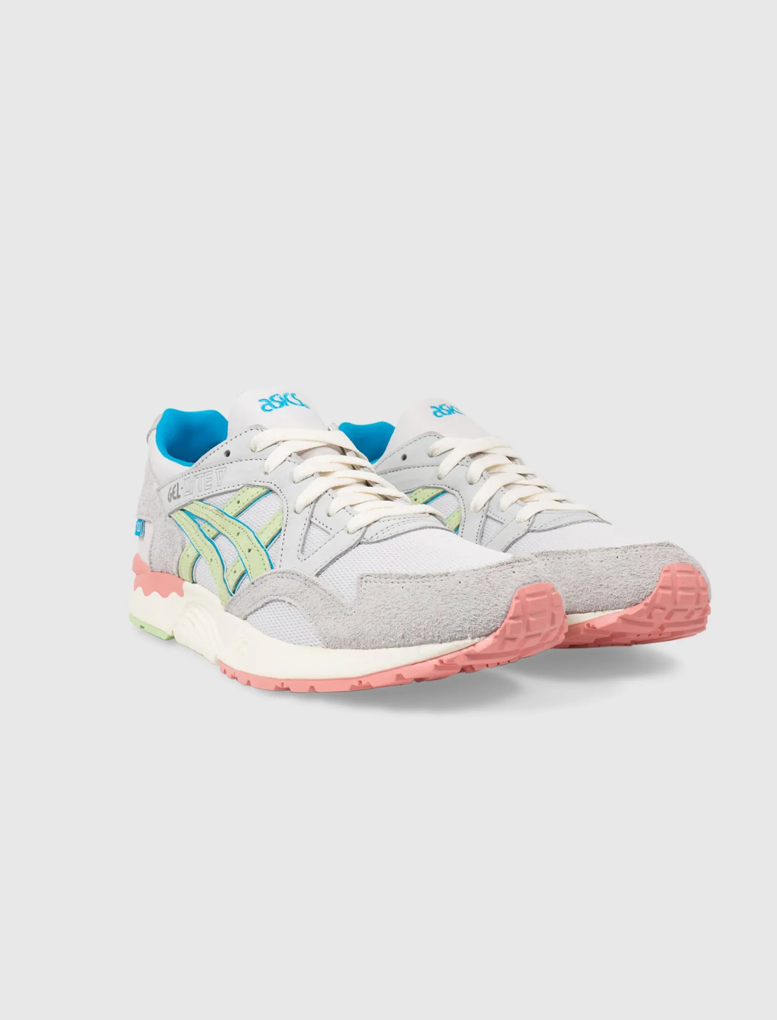 SOCIAL STATUS X CHARLOTTE LAB SCHOOLS ASICS GEL-LYTE V "NIMBUS CLOUD/PISTACHIO GREEN"