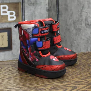 Spiderman Kids Boys Light Up Winter Boots 166cda930b2f69 Red Multi 9T