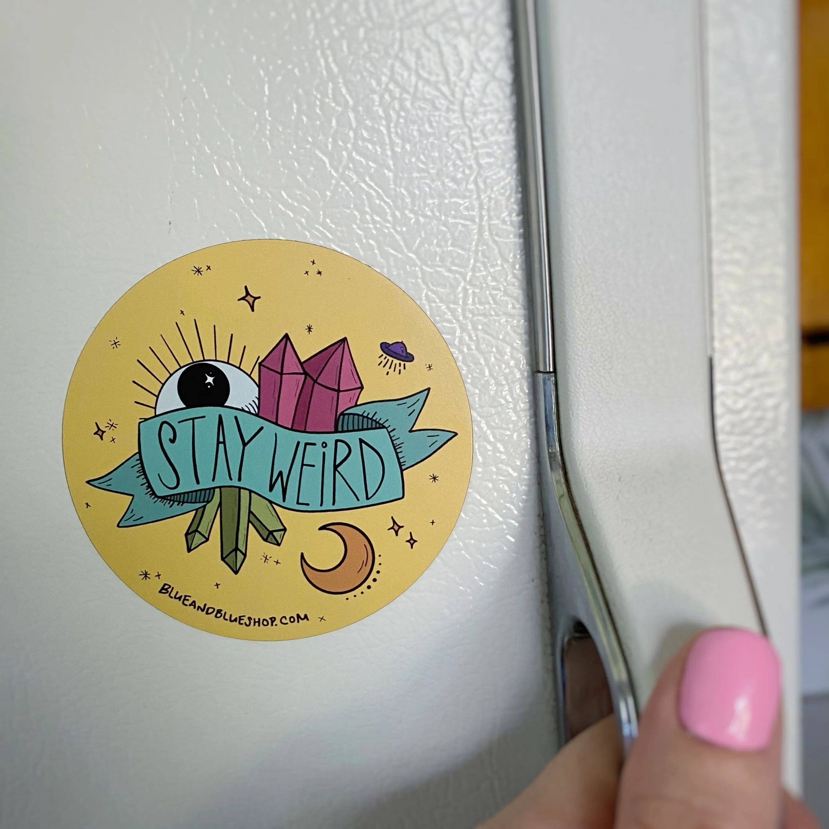 “Stay Weird” 3” Flexible Magnet