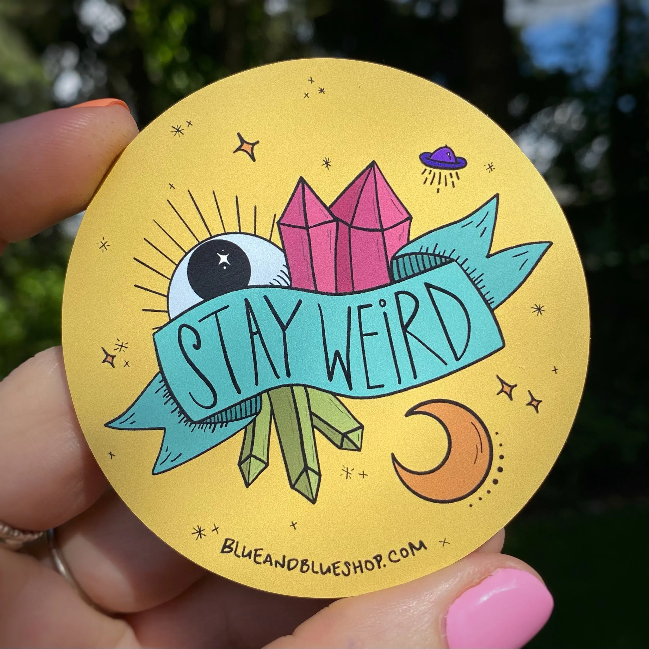 “Stay Weird” 3” Flexible Magnet