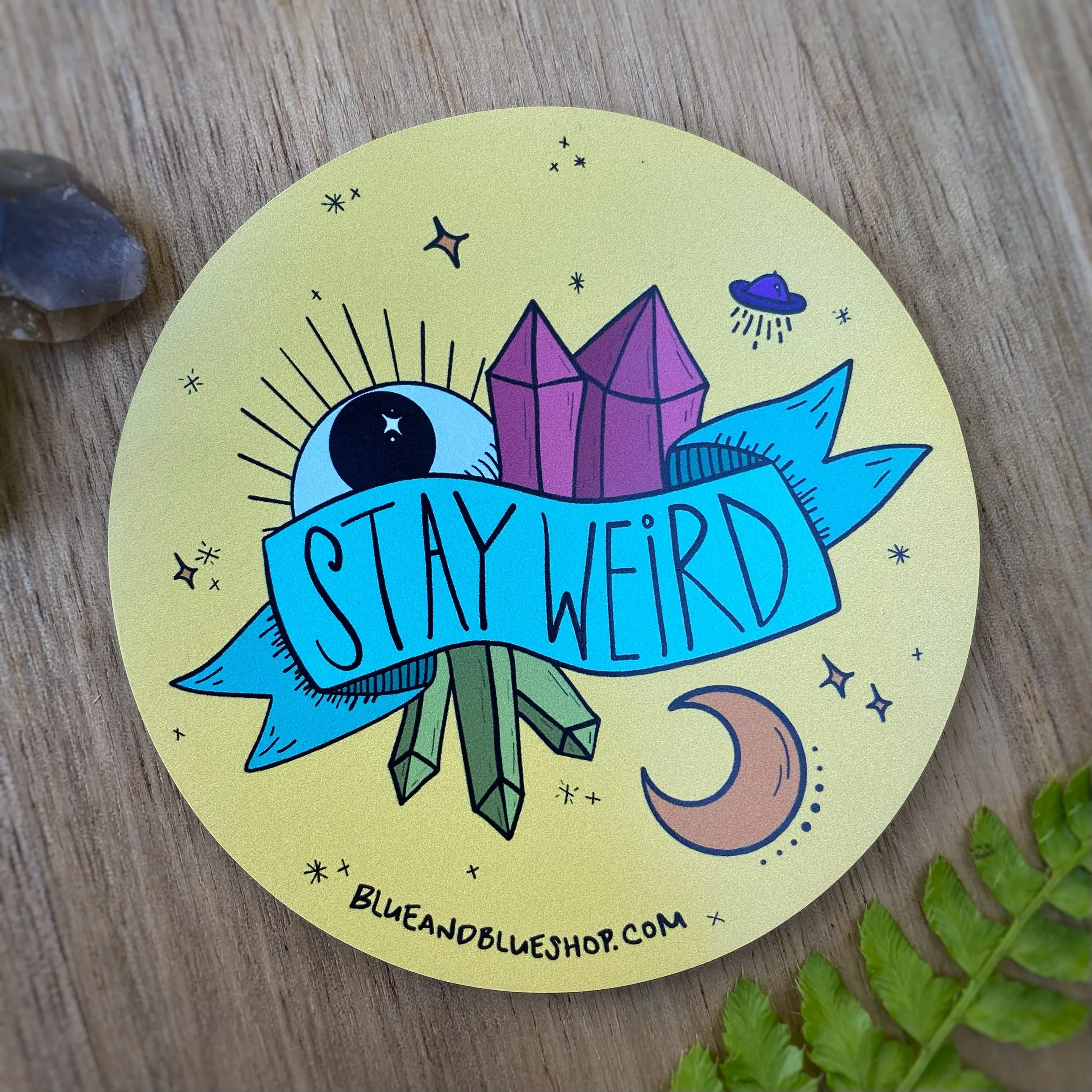 “Stay Weird” 3” Flexible Magnet