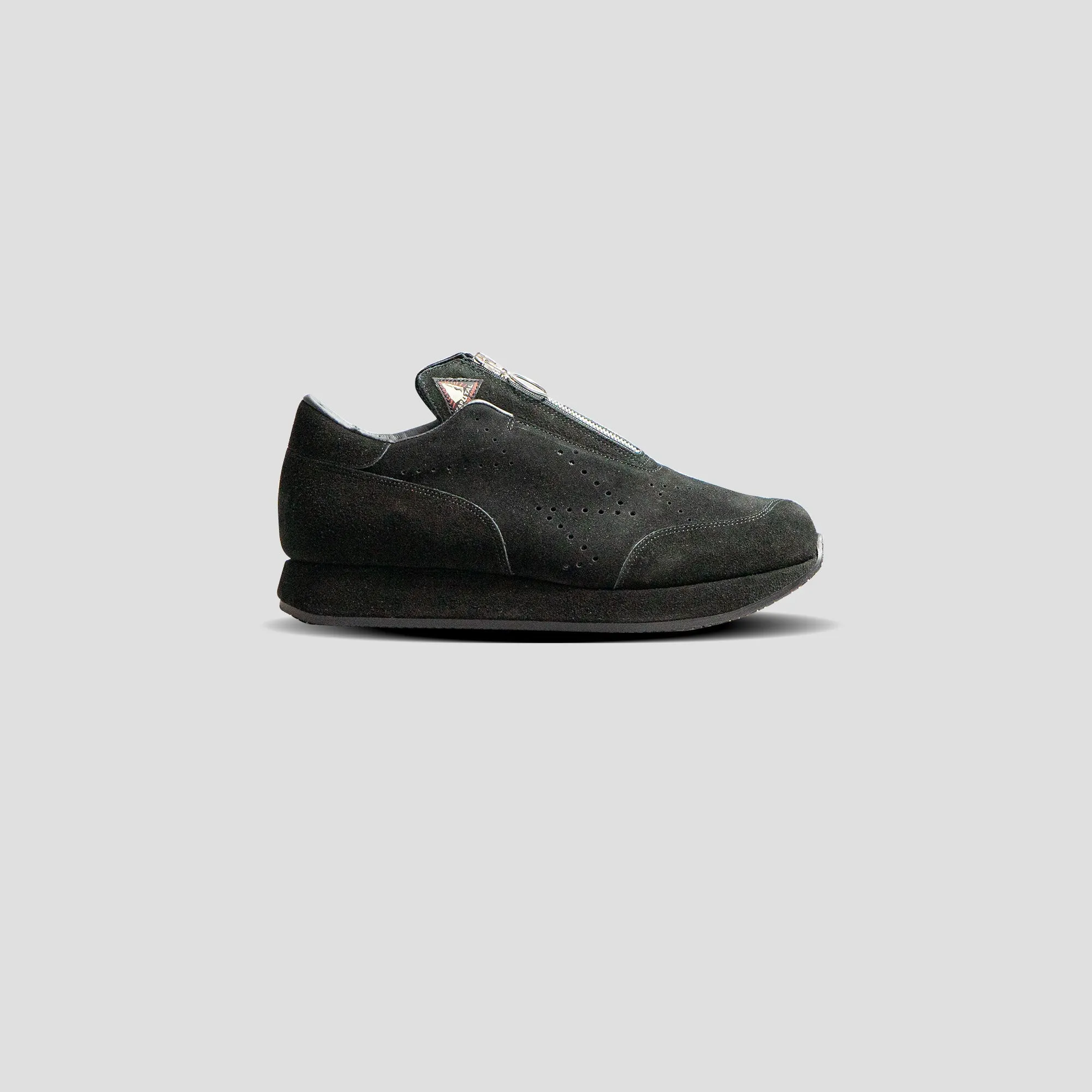 SUEDE ZIP-UP SPARROW SNEAKERS