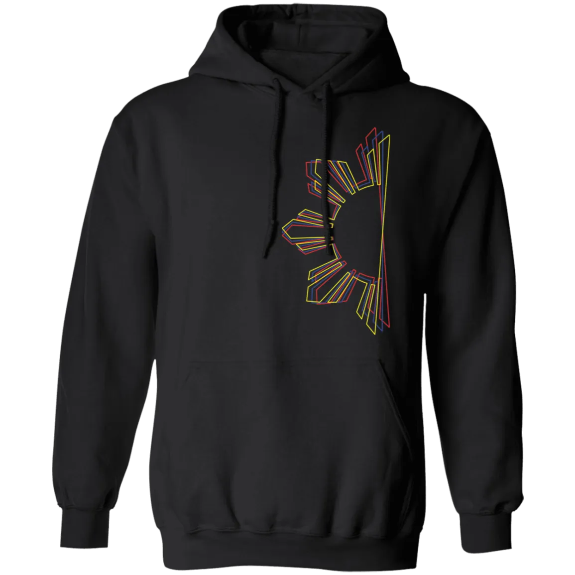 Sun and Stars 3D Unisex Pullover Hoodie